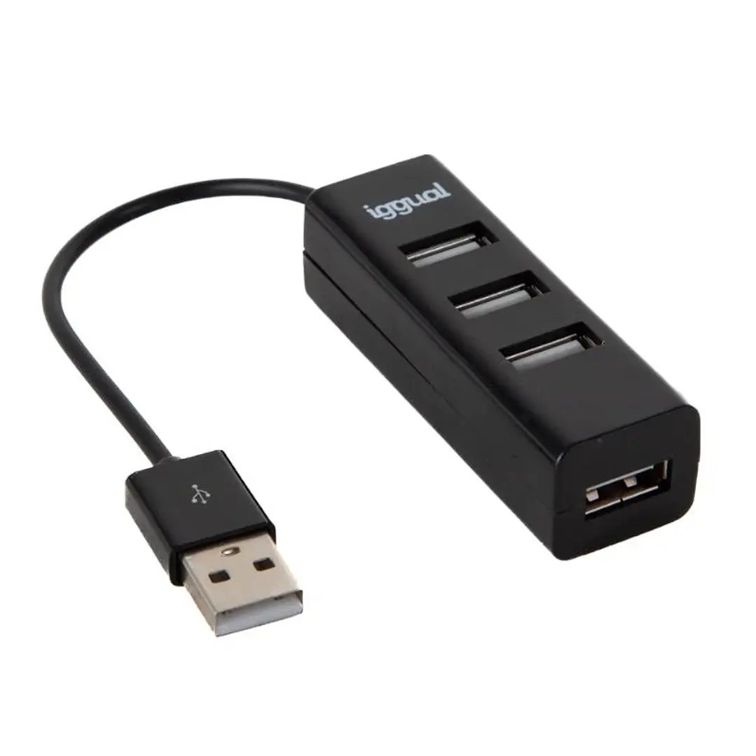 iggual Hub USB 2.0 x 4 puertos HUB-A-4p 1