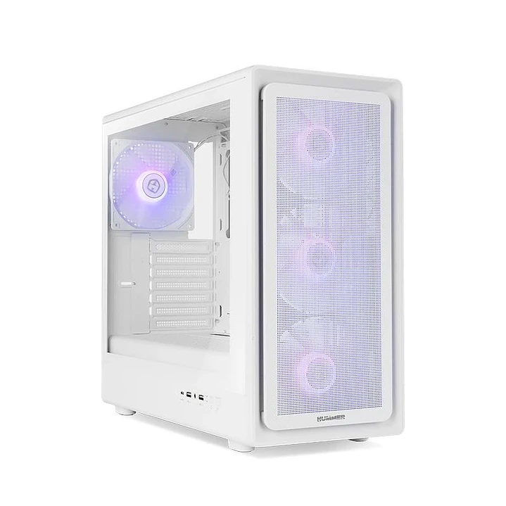 NOX Semitorre Hummer AERO Hyperflow ARGB Blanco 1