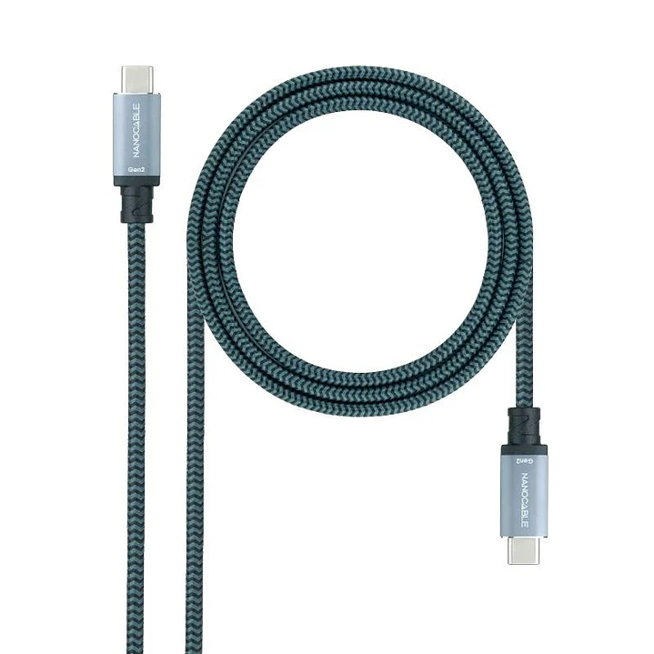 Nanocable Cable USB 3.1GEN2 5A USB-C-M-USB-C-M 3M 1