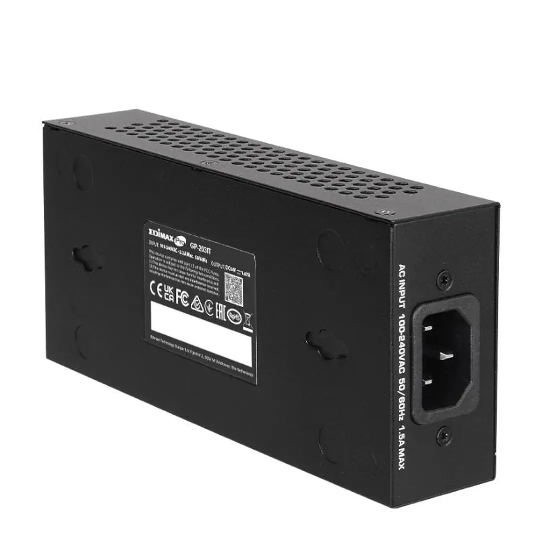 Edimax GP-203IT Inyector POE++ Gigabit 90W 802.3bt 3