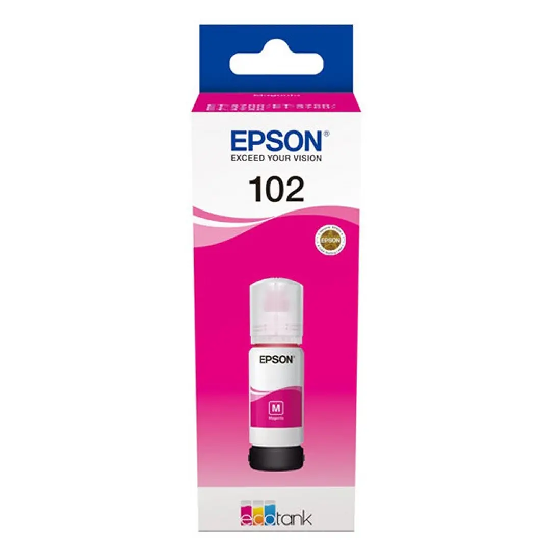 Epson Botella Tinta Ecotank 102 Magenta 1