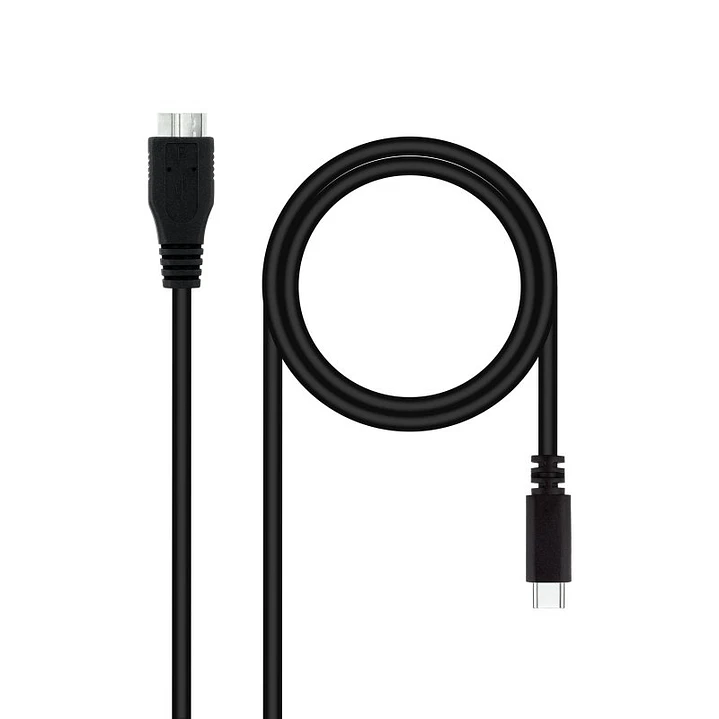 Nanocable Cable USB 3.0, USB-C/M-Micro B/M 1 m 1