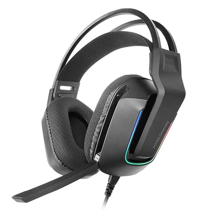 MARS GAMING AURICULARES ERGONÓMICOS FRGB, MICRO 1