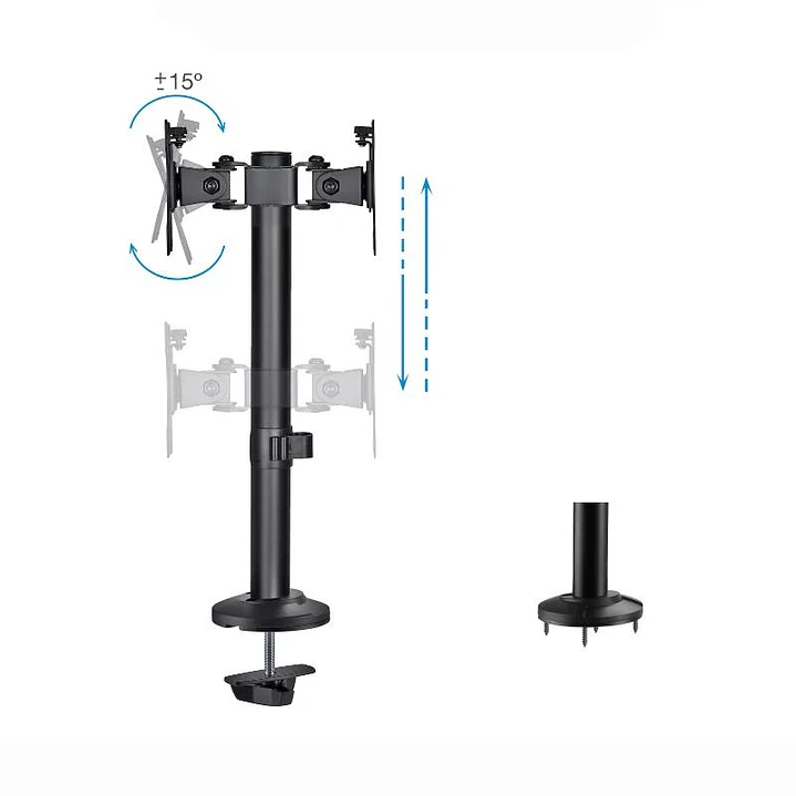 Tooq DB1132TN-B Soporte mesa 2 pantallas 17