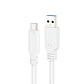 Nanocable Cable USB 3.1 Gen2 USB-C/A 1 M Blanco - Miniatura 4