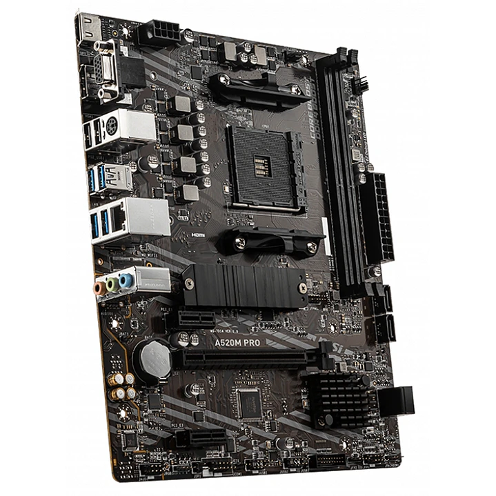 MSI Placa Base A520M PRO mATX AM4 3