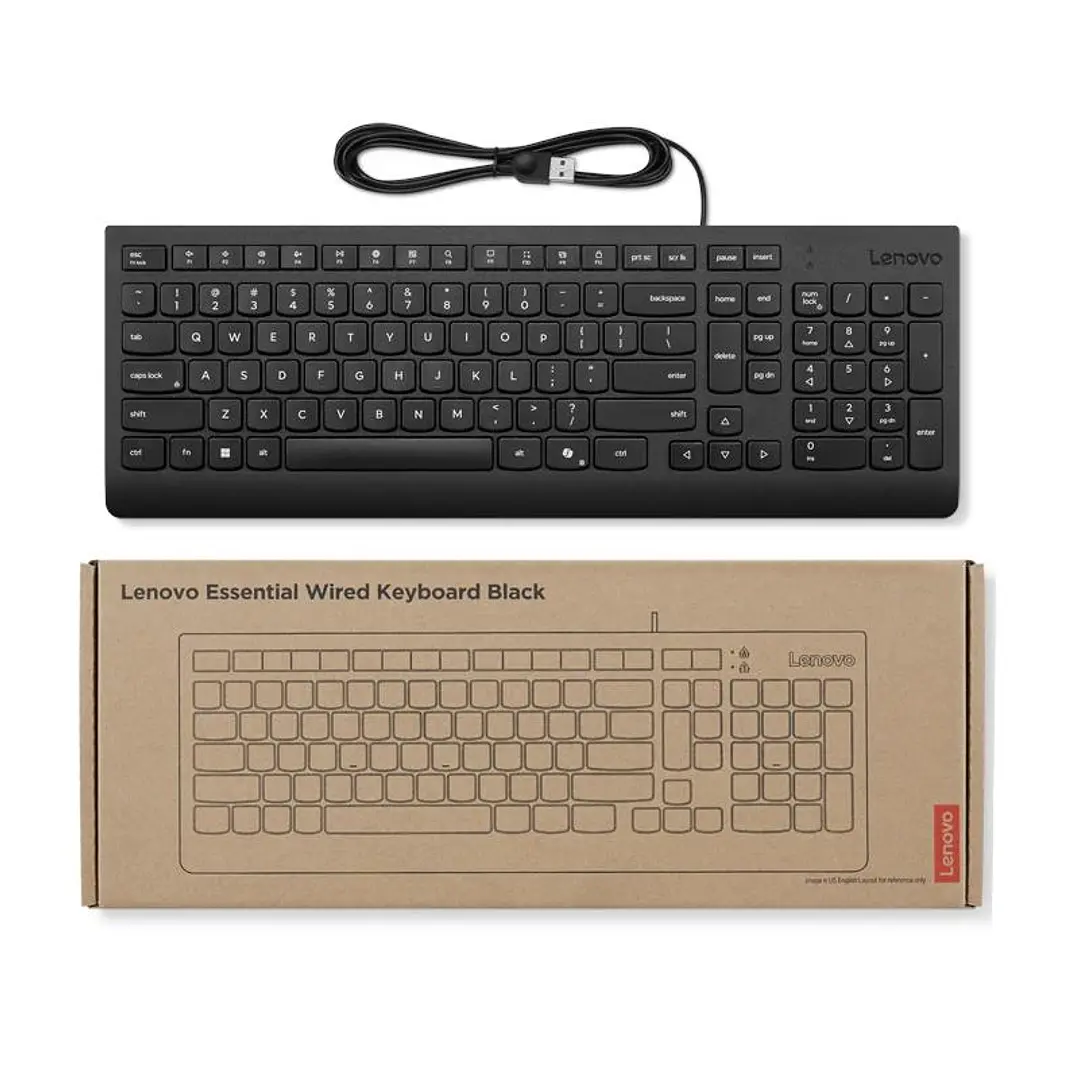 Lenovo Teclado con cable USB 3