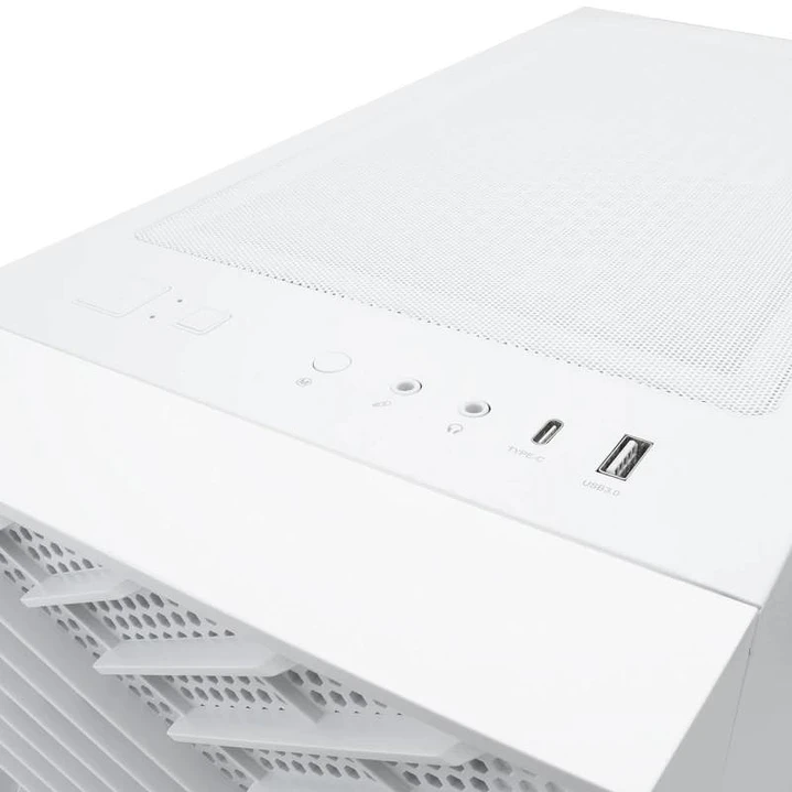 Coolbox Caja Gaming ATX GA300 GRIDLINE White 2