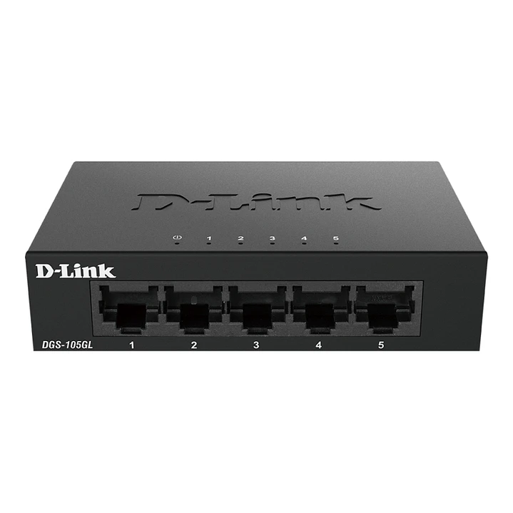 D-Link DGS-105GL Switch 5xGB Metal Plug&Play 1