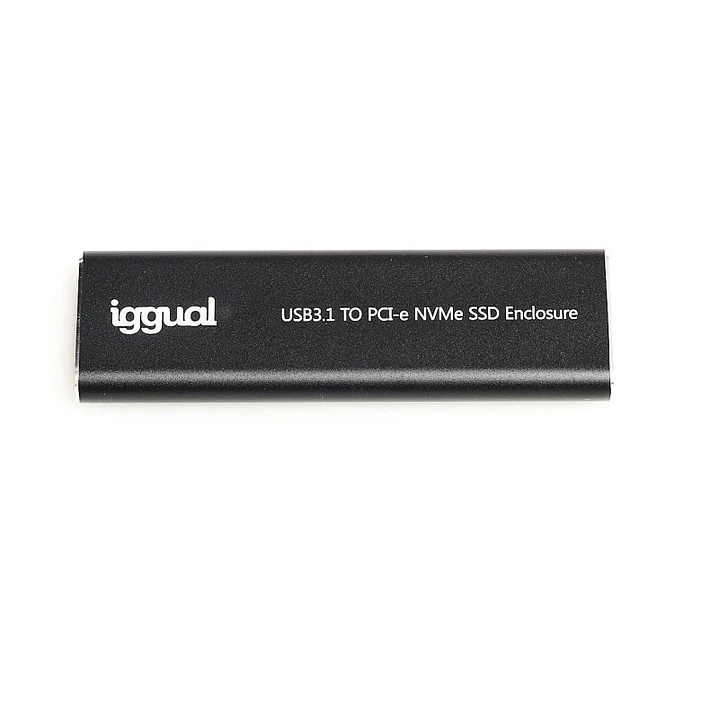 iggual Caja externa USB-C 3.1 SSD M.2 NVMe y SATA 1
