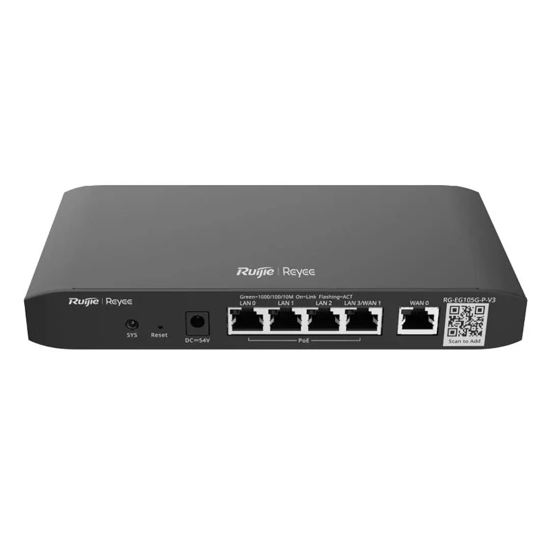 Reyee Cloud Router 5xGbE (4 POE+) 54W 2xWAN 3