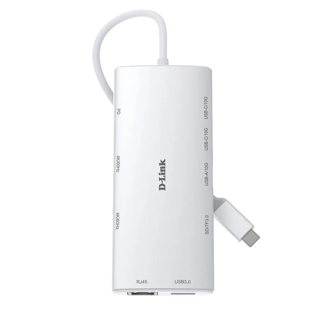 D-Link DUP-A01 Hub USB-C 10 en 1 2xHDMI 1