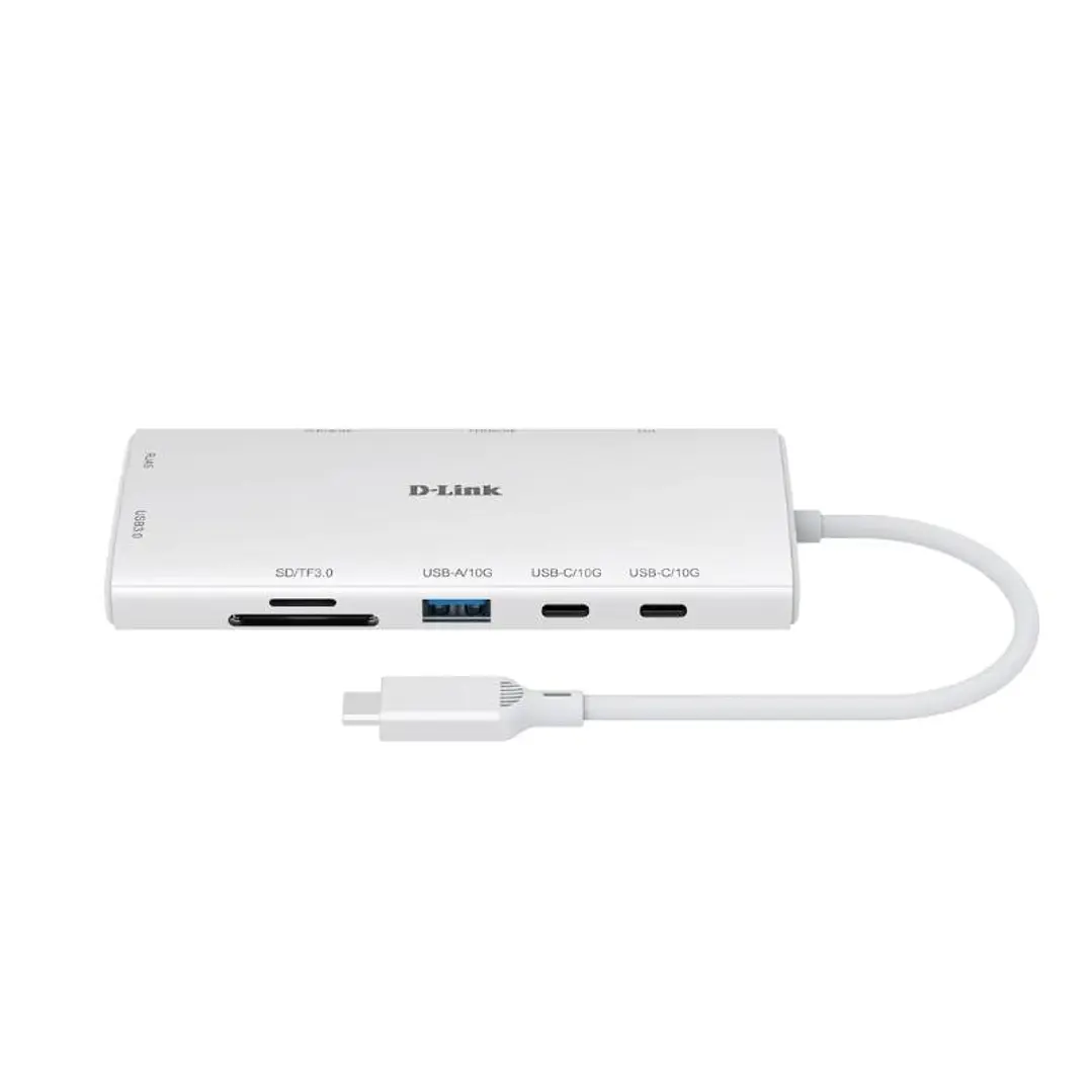 D-Link DUP-A01 Hub USB-C 10 en 1 2xHDMI 2