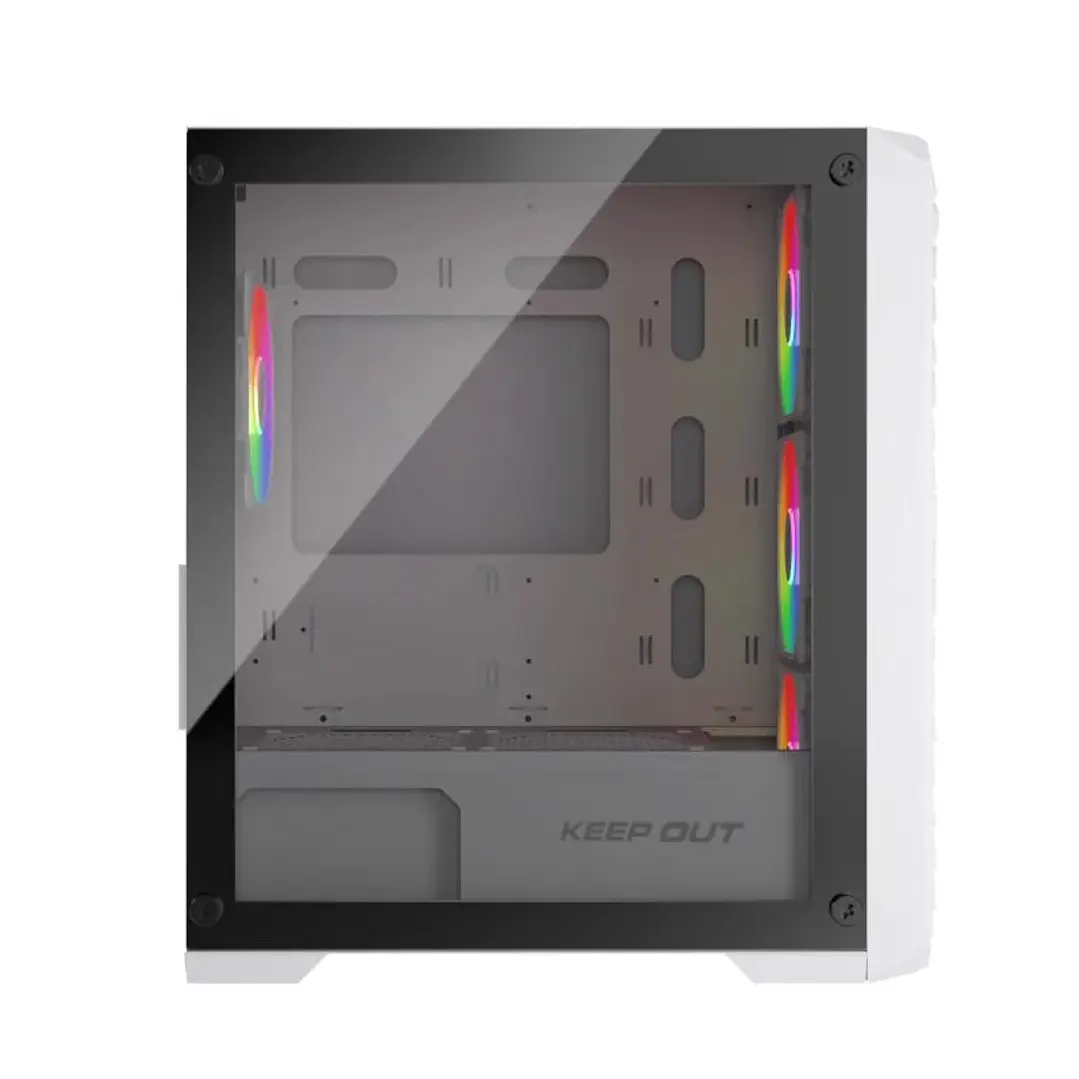 Keep Out Caja M-Atx XC-220W 4FANS Usb3.0 White 3