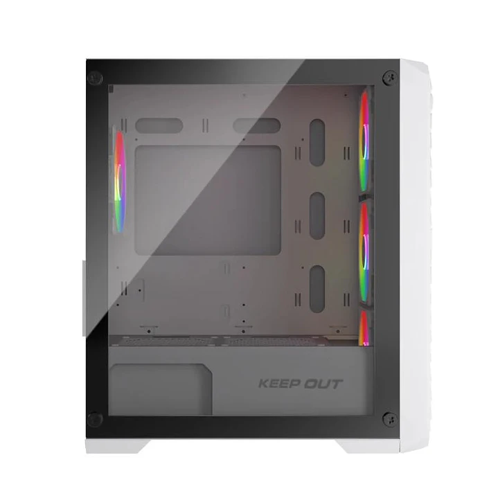 Keep Out Caja M-Atx XC-220W 4FANS Usb3.0 White 3