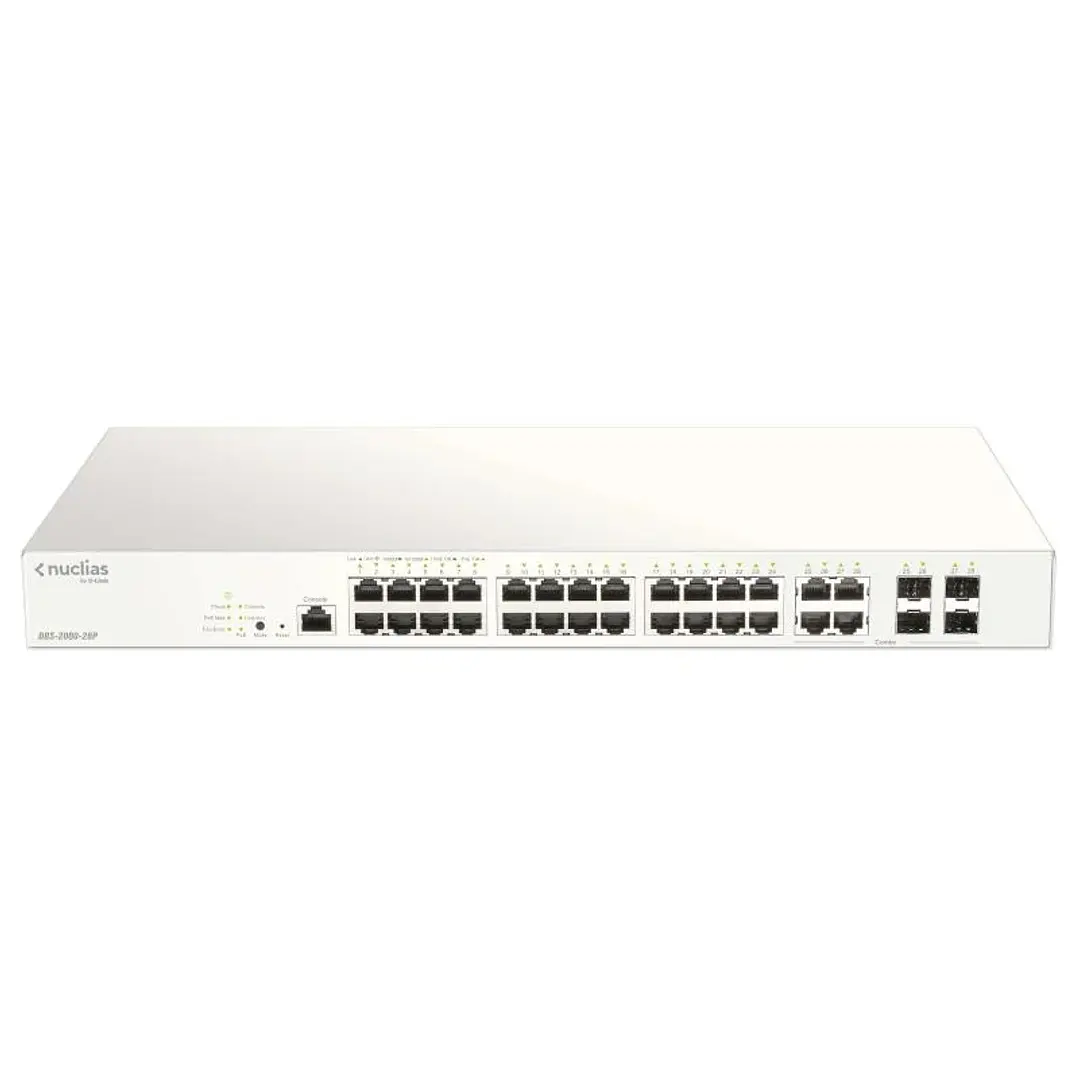 D-Link DBS-2000-28P/E 28xGb PoE+ Switch 193W 1Y 1