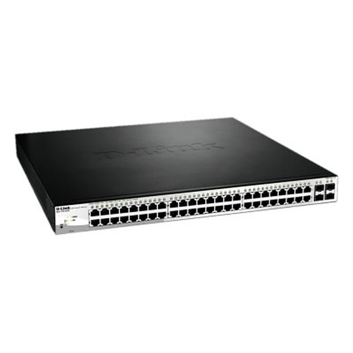 D-Link DGS-1210-52MP/E Switch 48xGb PoE 4xSFP Comb 1