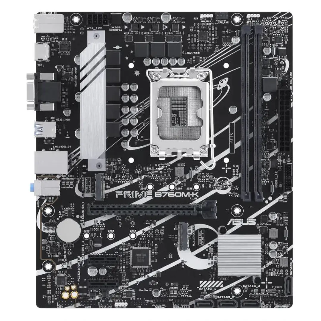 ASUS Placa Base PRIME B760M-K DDR5 mATX 1700 2