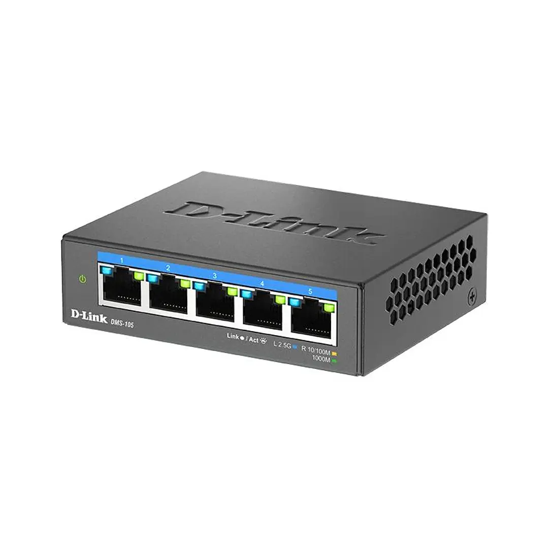 D-Link DMS-105 5x2.5MGb Unmanaged Switch 3