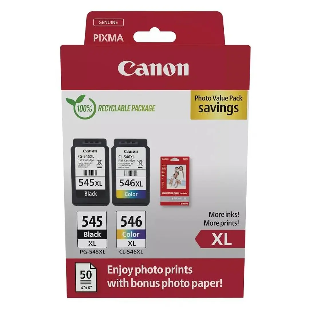 Canon Cartucho Multipack PG-545XL/CL-546XL 1