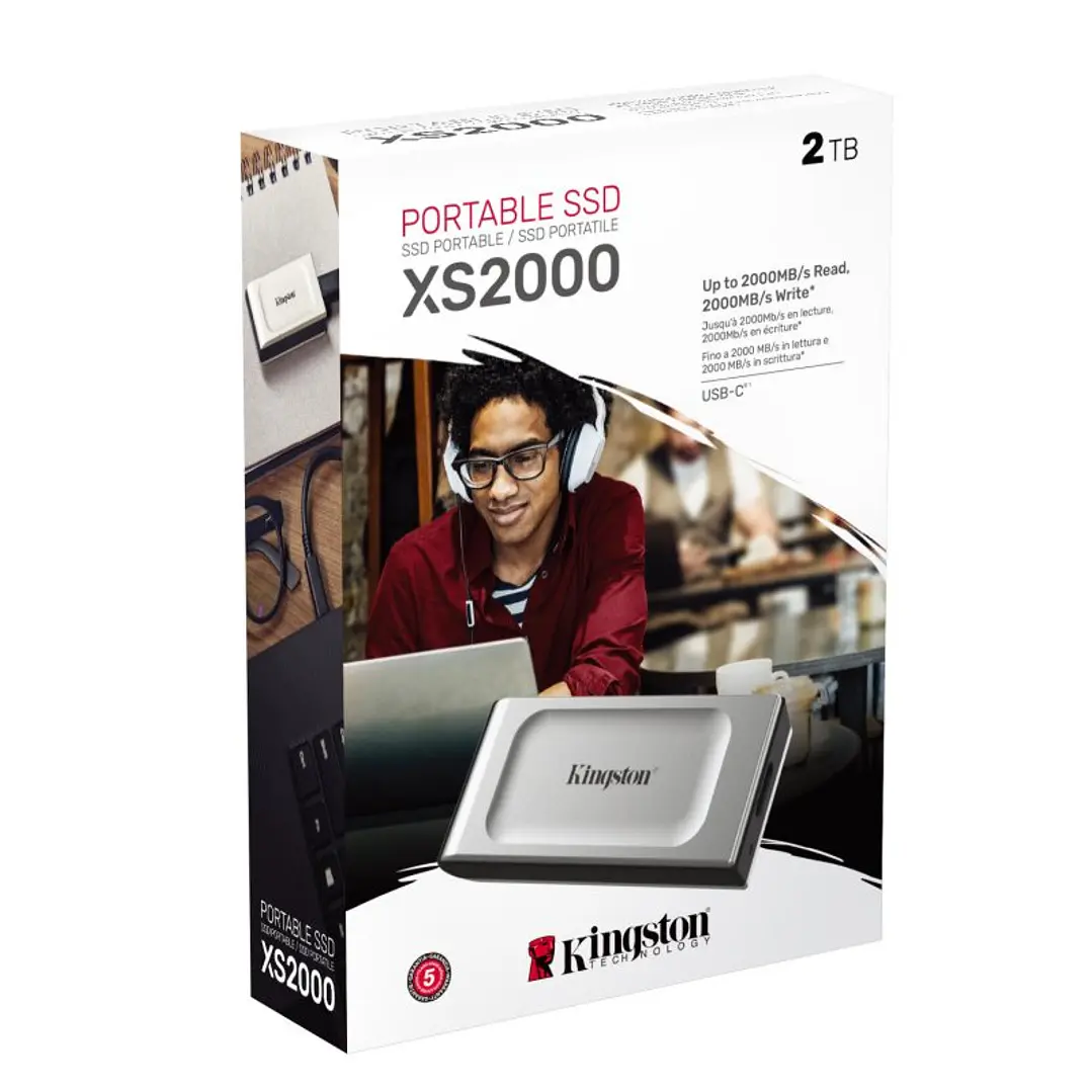 Kingston XS2000 Portable SSD 2Tb USB 3.2 tipo-C 3