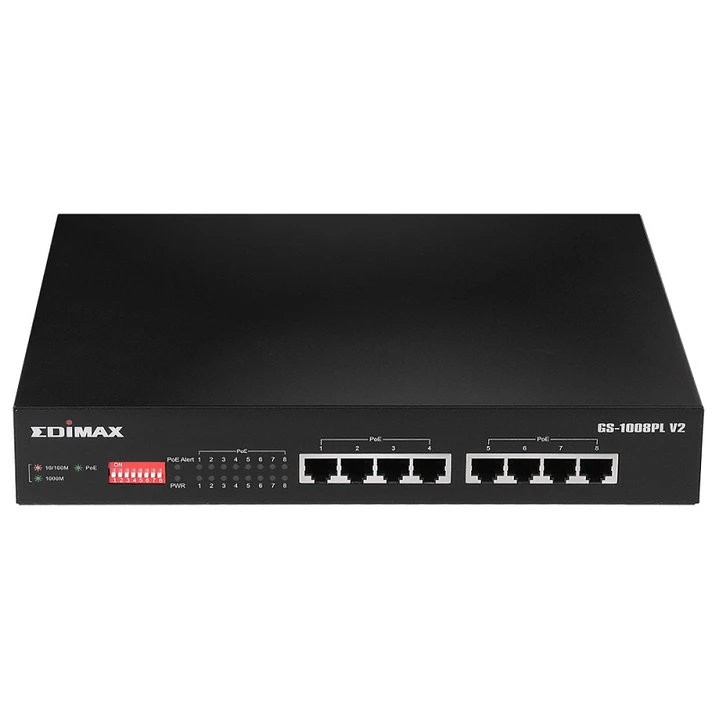 Edimax GS-1008PL V2 Switch 8xGbE PoE+ 1
