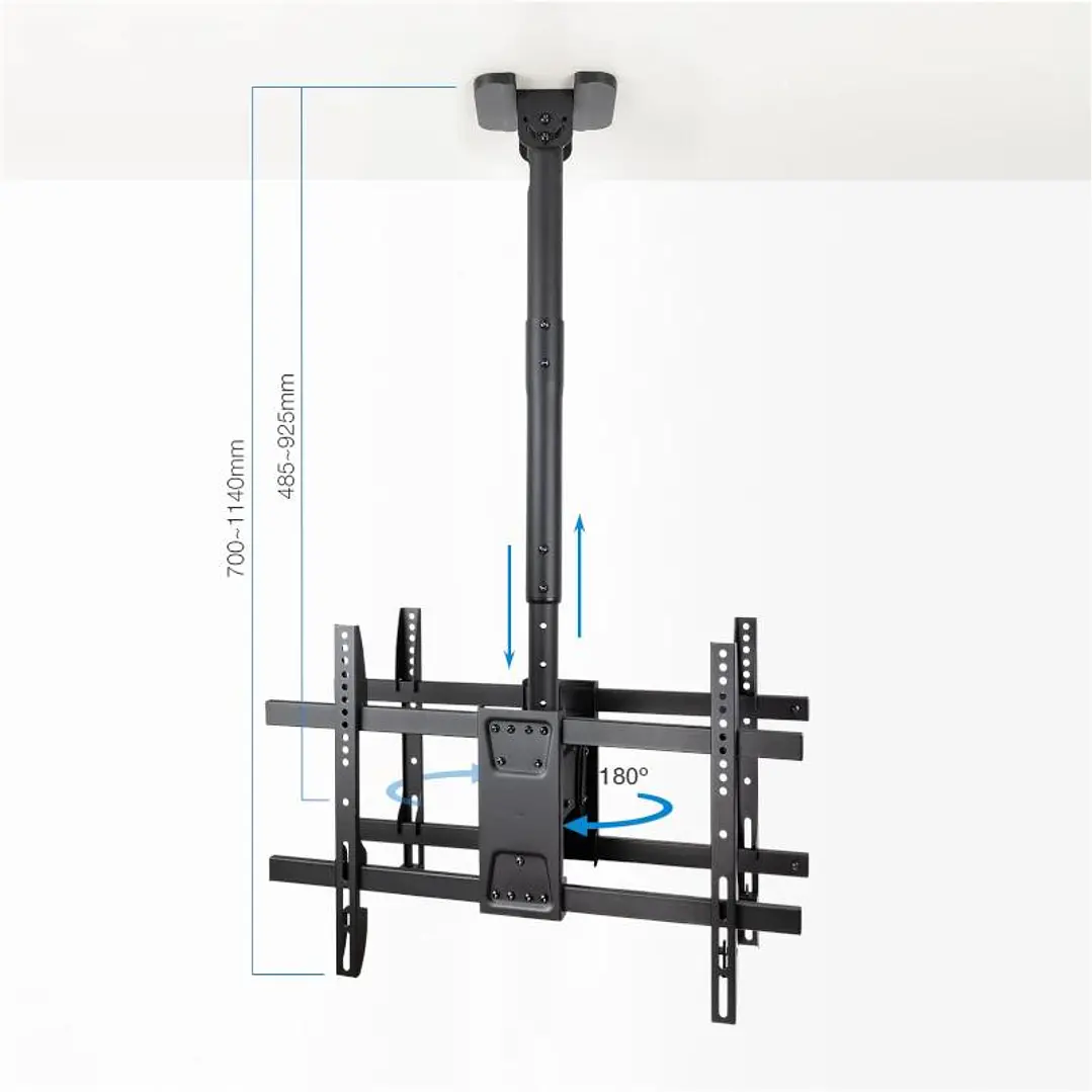 Tooq LPCE2286TSLI-B Soporte techo 2 TV 43