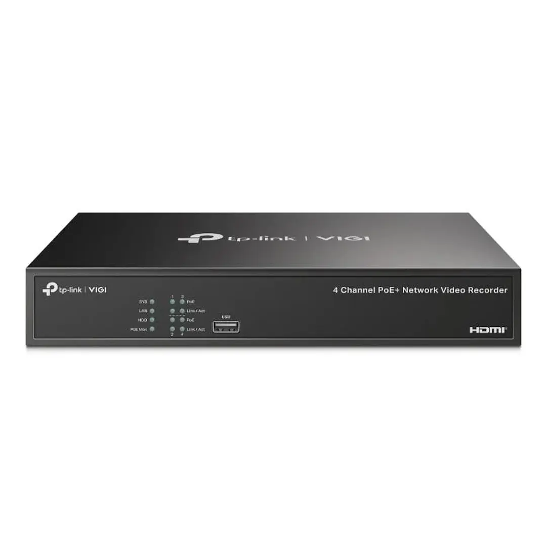 VIGI Grabador IP NVR1004H-4P Rack 01 HDD 04 C PoE 4