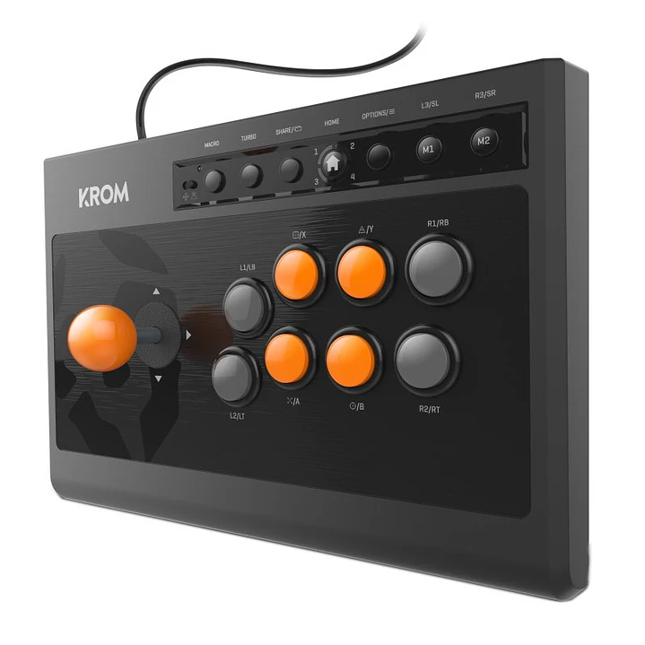 Krom Gamepad Arcade Kumite Multiplataforma 3