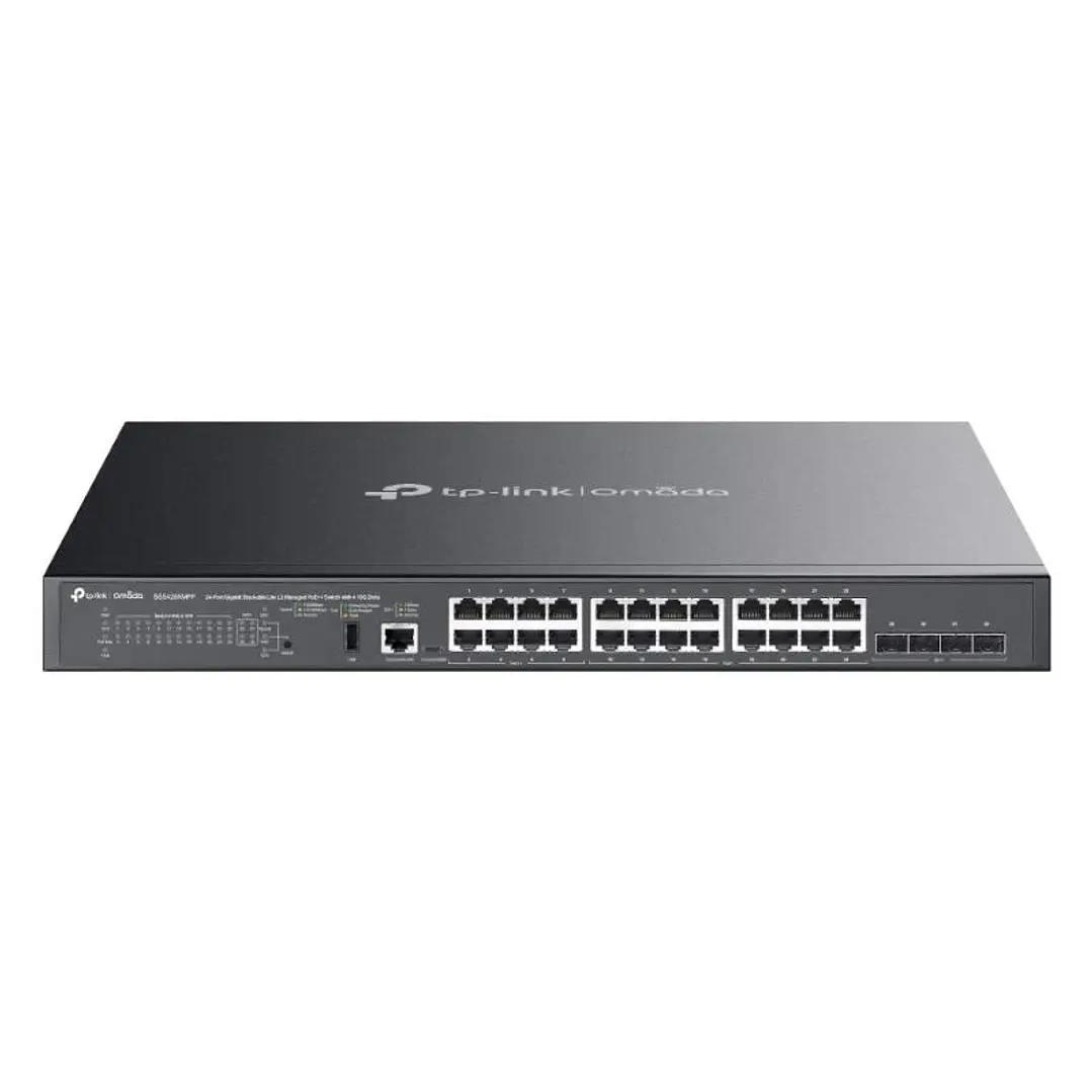 TP-Link SG5428XMPP Switch L3 16xG PoE+ 8xG PoE++ 1