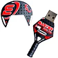 TECH ONE TECH Raqueta padel roja 32 Gb USB 2.0 - vignette 2