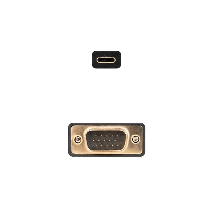 Nanocable Cable Conversor USB-C/M a VGA/M 1,8 M 3