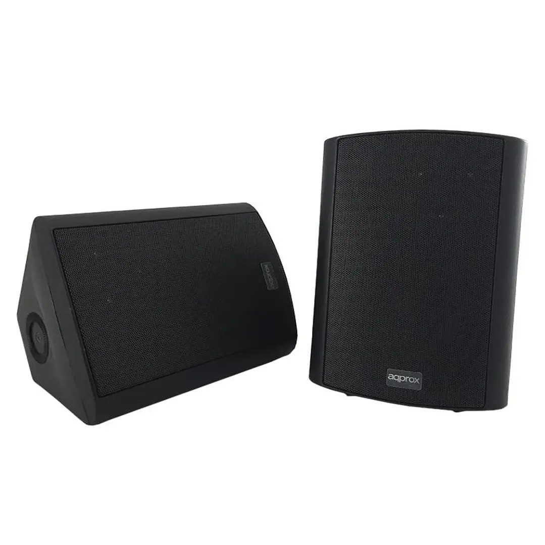 Approx Altavoces Pared Dig.2x30W kit de mont negro 4