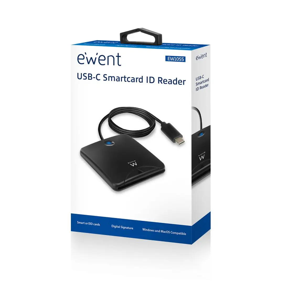 EWENT EW1055 Lector Tarjetas USB-C/ DNI electronic 3