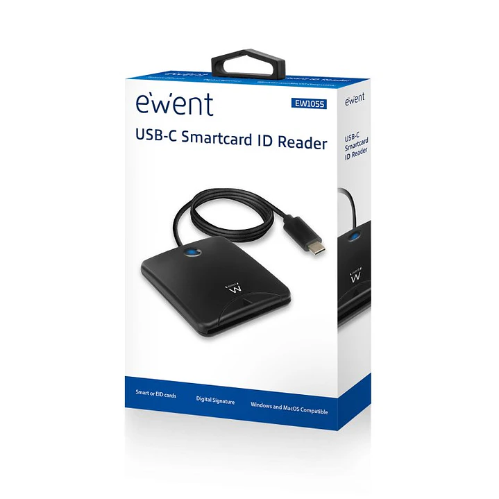 EWENT EW1055 Lector Tarjetas USB-C/ DNI electronic 3