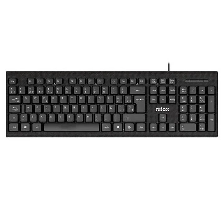 NILOX Kit Teclado+raton NXKME0011 Usb NEgro 2