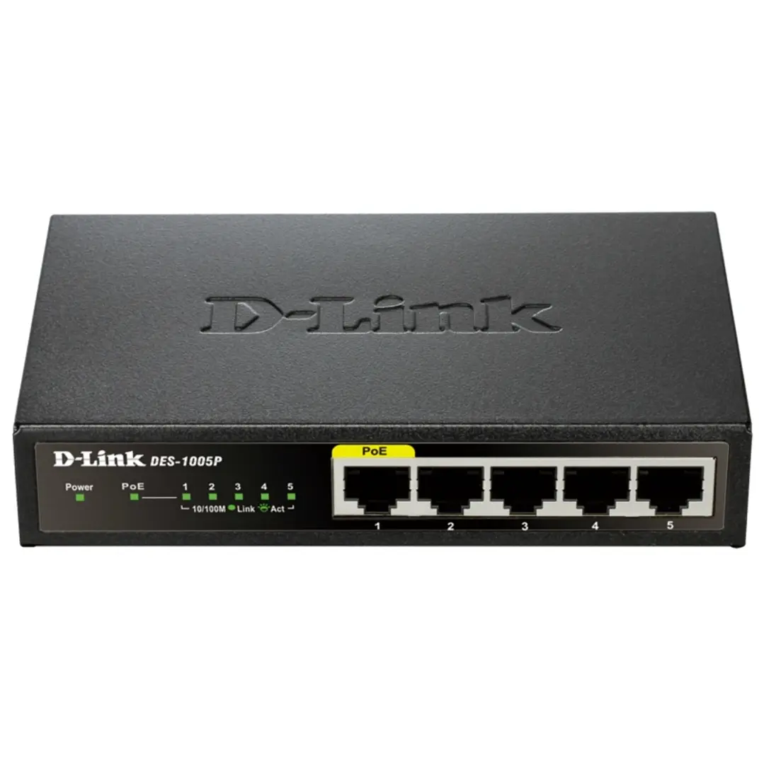 D-Link DES-1005P Switch 5x10/100Mbps 1xPoE 1