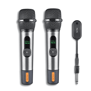 NGS Micrófonos inalámbricos Vocales Pack 2