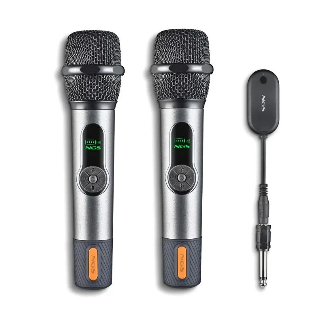 NGS Micrófonos inalámbricos Vocales Pack 2 1