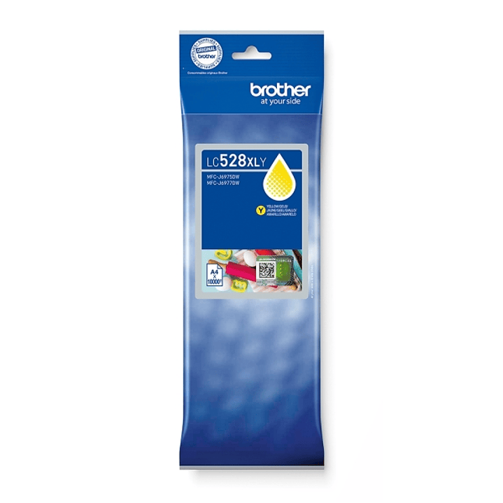 Brother LC528XL Amarillo Cartucho de Tinta Original - LC528XLY 1