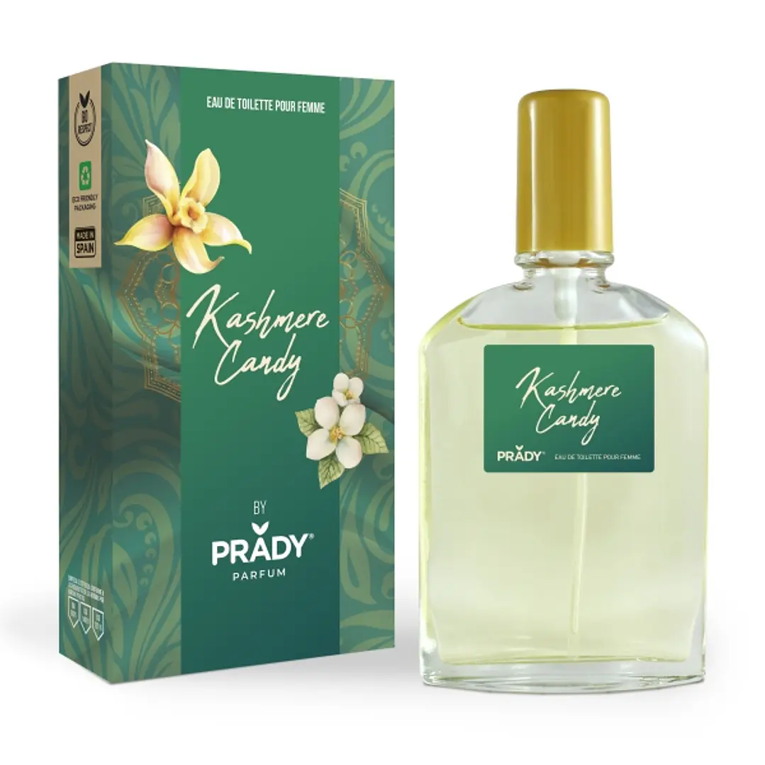 Prady Colonia de Mujer Kashmere Candy - Frasco de 90 ml - Spray Pulverizador 1