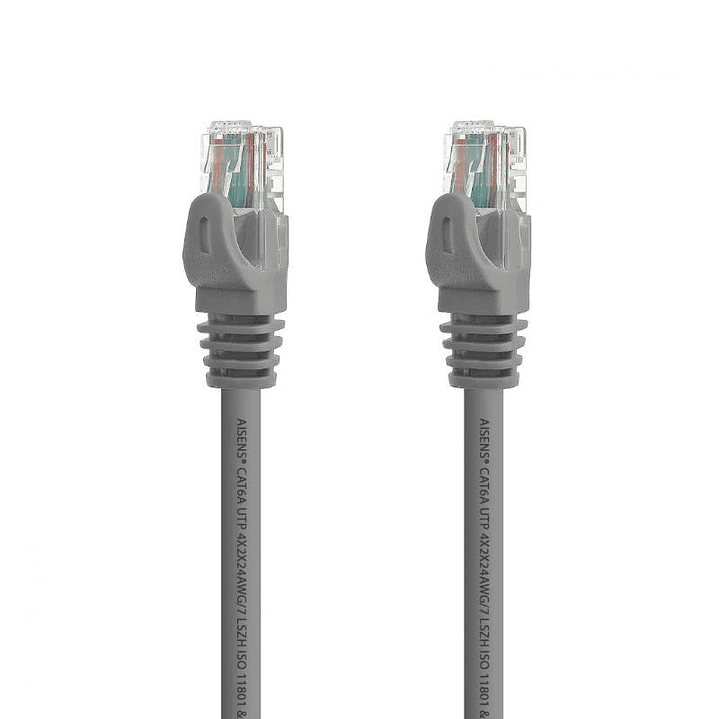 Aisens Latiguillo Rj45 Cat.6A Utp Gris 3.0M 2