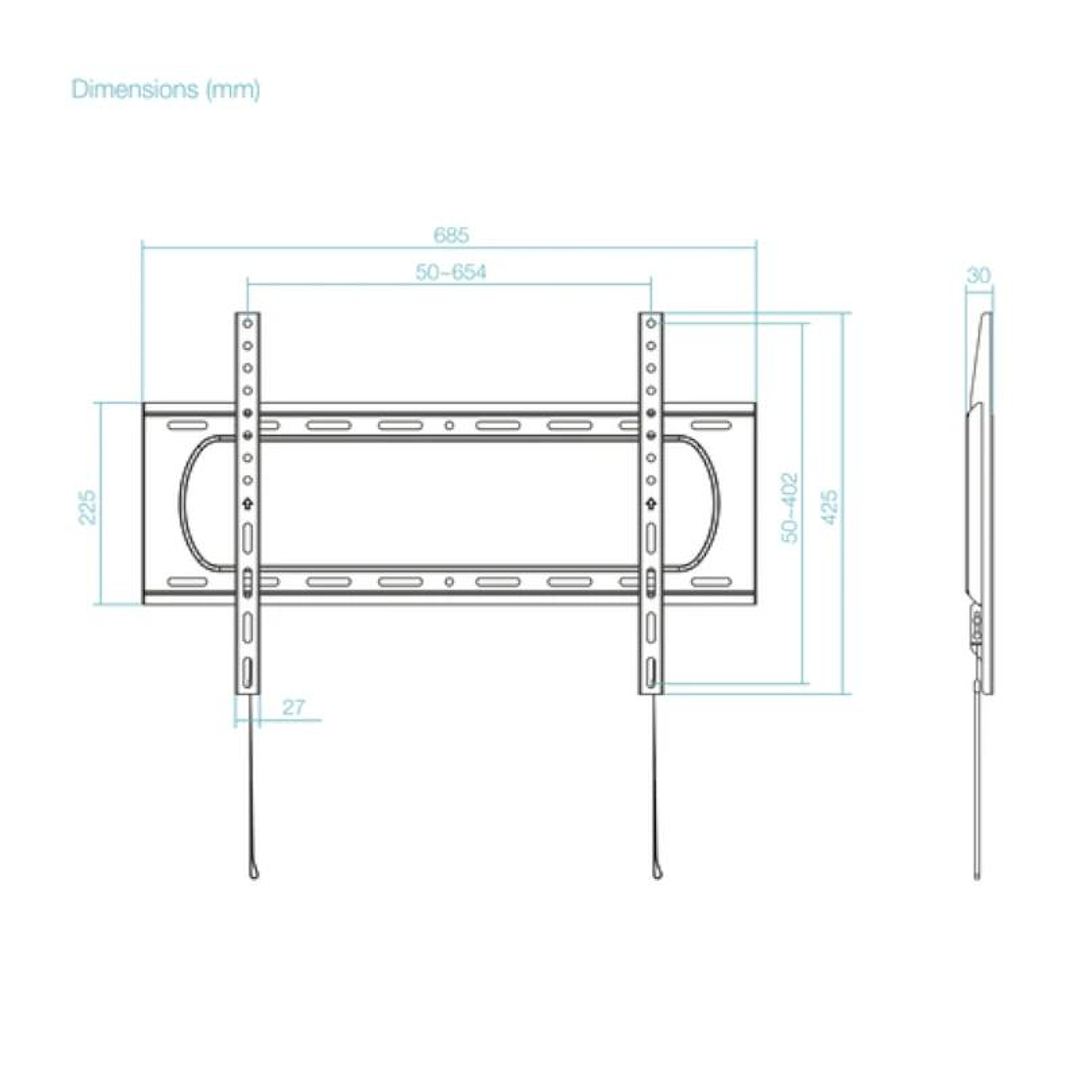 Tooq LP1084F-B Soporte Fijo 32