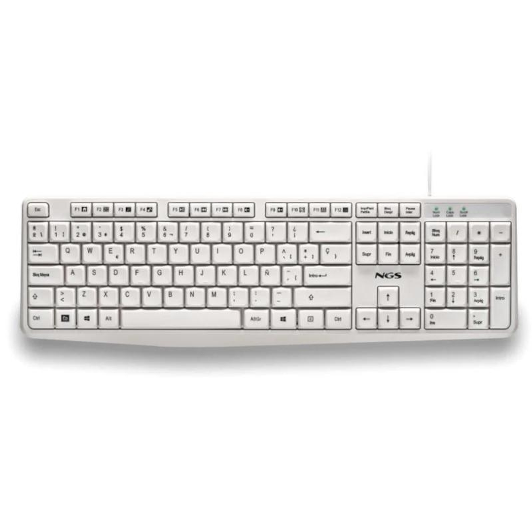 NGS Teclado USB-A 12 Teclas Multi Cable 1.5M 1