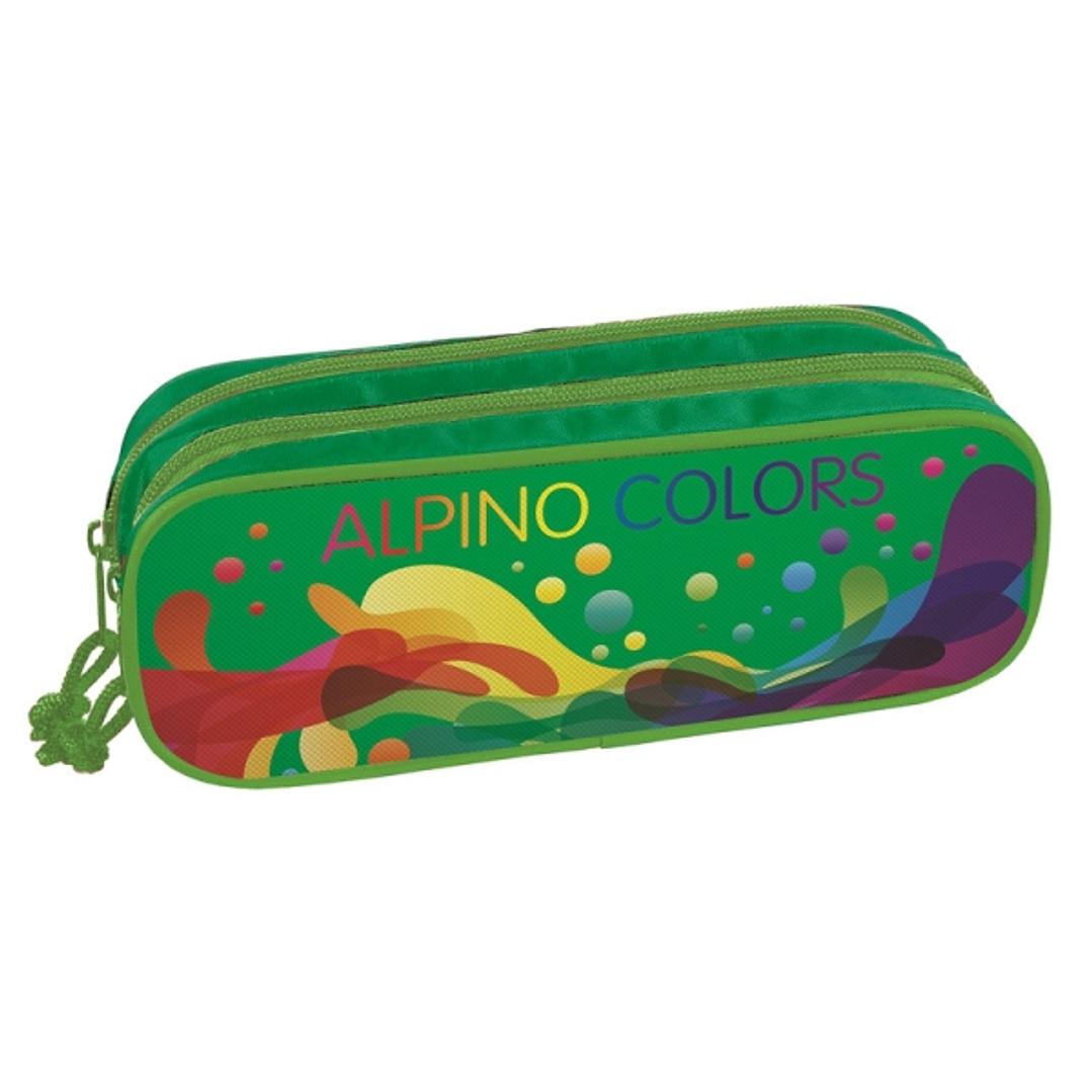 Alpino Colors Portatodo de 2 Cremalleras - Refuerzo Interior - Medida 23x9,5x7cm 1