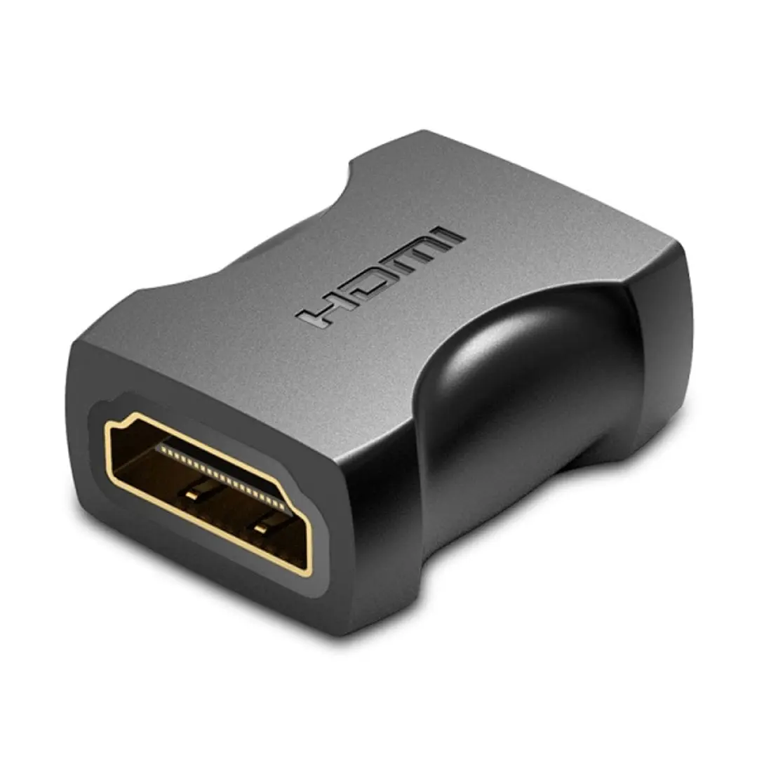 Vention Pack 2 Adaptador HDMI Hembra a HDMI Hembra 4K 2.0 - Color Negro 1