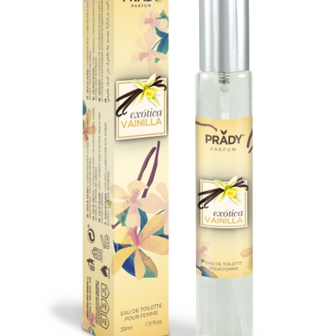 Prady Colonia Coleccion Frutales Exotica Vainilla - Frasco de 33 ml - Spray Pulverizador 1