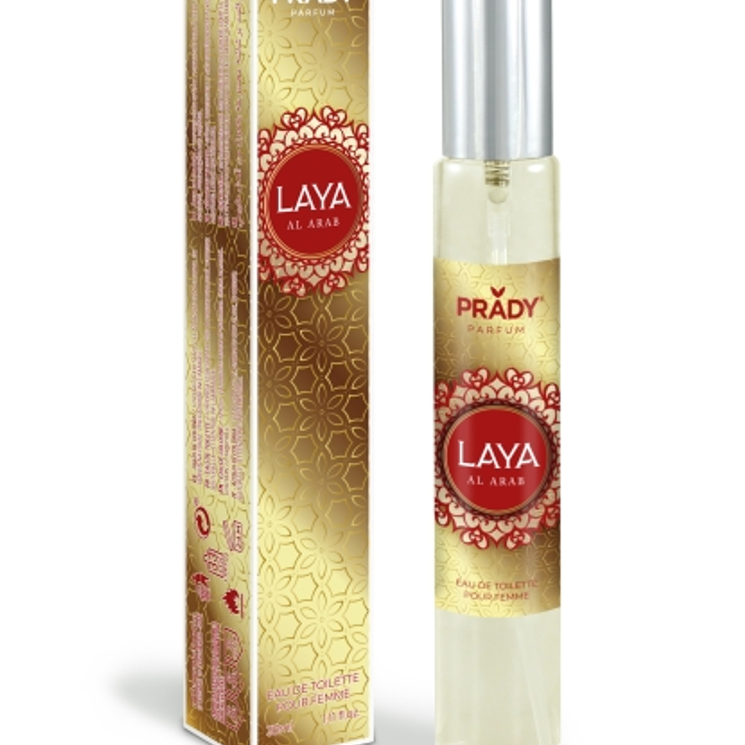 Prady Colonia de Mujer Laya Al Arab - Frasco de 33 ml - Spray Pulverizador 1
