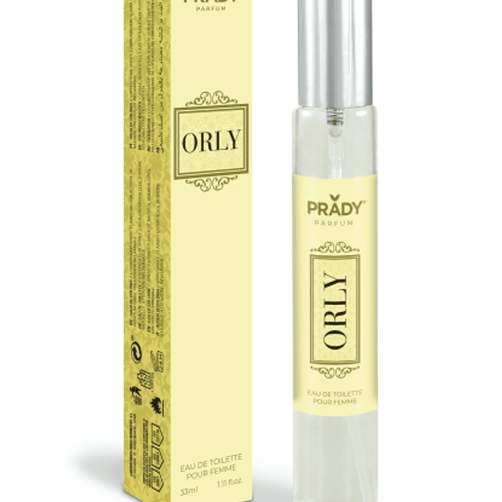 Prady Colonia de Mujer Orly - Frasco de 33 ml - Spray Pulverizador 1