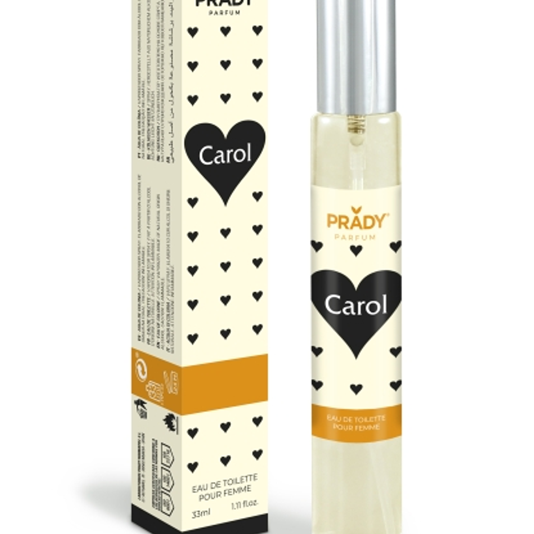 Prady Colonia de Mujer Carol - Frasco de 33 ml - Spray Pulverizador 1